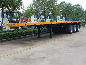 China los 40ft/45 pies de remolque plano, árbol 3 45 toneladas de 50 toneladas del plano remolque semi proveedor