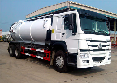 China Limpie las ruedas 16000L del remolque con la aspiradora 10 del camión de petrolero de las aguas residuales para Sinotruk HOWO proveedor