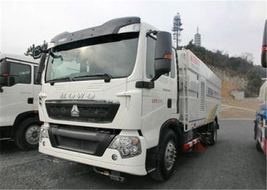 China HOWO LHD 4000 L camión del barrendero de calle del cubo de basura, tipo mojado del camión de la limpieza del camino/tipo seco proveedor