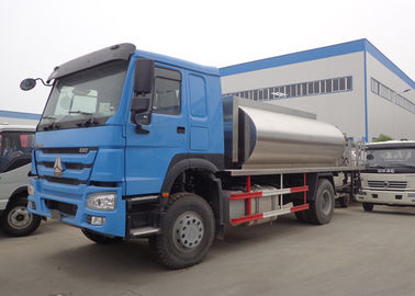 China Camión 4x2 6x4 8x4 del remiendo del asfalto de HOWO 10MT con el tanque del aluminio del acero inoxidable proveedor