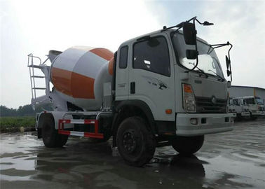 China El camión móvil 4x2 6 del mezclador concreto rueda el tambor del mezclador de cemento 6m3 para Sinotruk proveedor