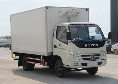 China Camión refrigerado de la caja de las ruedas de FOTON 6 pequeño, 3 toneladas de refrigerador de camión del congelador proveedor
