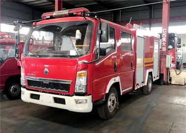 China Camión de la lucha contra el fuego de la espuma del agua de SINOTRUCK, camión de la lucha contra el fuego de los vehículos de rescate de HOWO 4x2 proveedor
