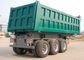 Remolque 26M3 - 30M3 del camión volquete de 3 árboles color de 45 toneladas modificado para requisitos particulares para el mineral proveedor