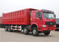 12 camión volquete del policía motorizado HOWO 8x4 50 toneladas árboles ISO 9001 de la capacidad grande 3 de 40 toneladas certificados proveedor