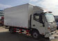 JAC 4x2 refrigeró el camión de la caja 5 toneladas pared interna/externa de fibra de vidrio para la comida congelada proveedor