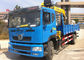 DFAC 4x2 grúa del camión de 8 toneladas, grúa telescópica CS2018XX del auge para el camión proveedor