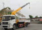 Dongfeng LHD 6x4 camión de la grúa de 15 toneladas, camión de la grúa móvil con el auge telescópico proveedor