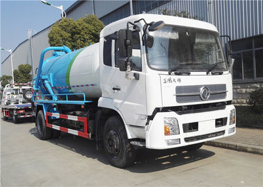China Limpie el camión de petrolero con la aspiradora de las aguas residuales, camión fecal 6000L de la succión de las ruedas de Dongfeng 4x2 6 proveedor