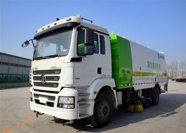 China Camión del barrendero de cuatro escobas, camión del vacío del barrendero de calle para la limpieza del camino proveedor