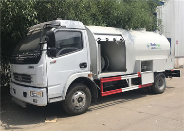 China 6m3 3 toneladas de 6000l de la cola cortada de camión del Lpg, camión de relleno del dispensador del Lpg de las ruedas de Dongfeng 6 proveedor