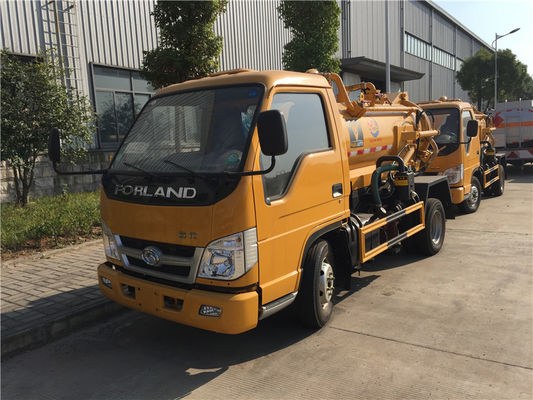 comprar Camión de la succión de las aguas residuales de los árboles 5m3 del remolque 2 del camión de petrolero de Forland 4x2 5000L Fabricación en línea