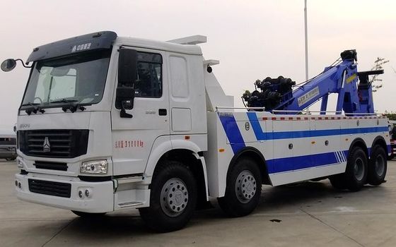 comprar El tipo resistente 4 árboles 12 de la grúa del camión de auxilio de Howo 8x4 371hp rueda 25 toneladas Fabricación en línea