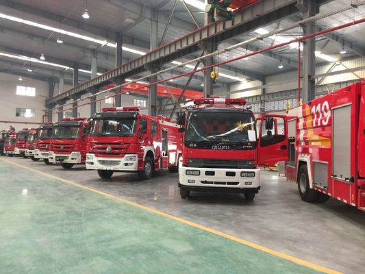 comprar Coches de bomberos resistentes del tanque de agua de ISUZU 6M3, medio del coche de bomberos de la espuma/bomba de presión baja Fabricación en línea