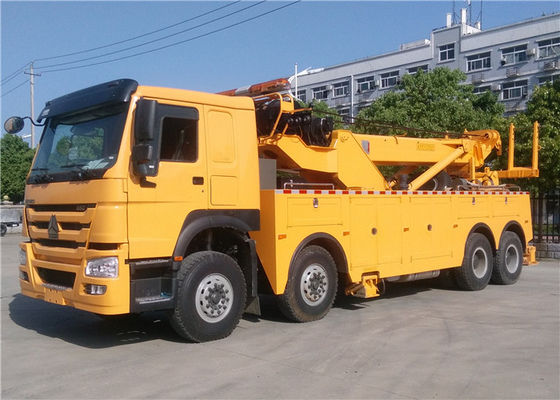 comprar Policía motorizado de HOWO 12 grúa de 50 toneladas, 360 grados que giran la grúa plana Fabricación en línea