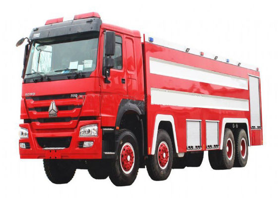 comprar Espuma del camión 20m3 de la lucha contra el fuego de Sinotruk HOWO 8x4 y coches de bomberos reales del agua Fabricación en línea