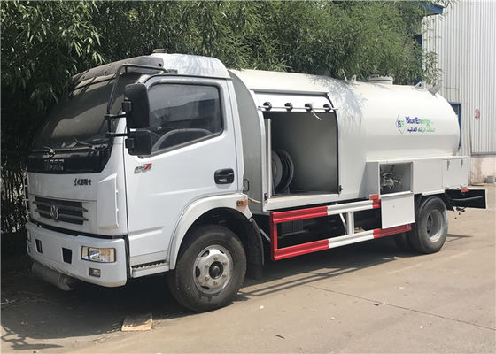 comprar 6m3 3 toneladas de 6000l de la cola cortada de camión del Lpg, camión de relleno del dispensador del Lpg de las ruedas de Dongfeng 6 Fabricación en línea