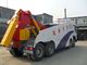 El tipo resistente 4 árboles 12 de la grúa del camión de auxilio de Howo 8x4 371hp rueda 25 toneladas proveedor