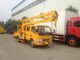El camión aéreo de la plataforma de Dongfeng el 16m, vehículo montó las plataformas de trabajo CCC aprobadas proveedor