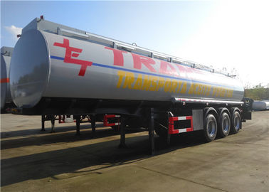 Del acero inoxidable del combustible del petrolero semi-remolque del tanque del transporte del aceite del Tri árbol 33000L 33M3 del remolque semi proveedor