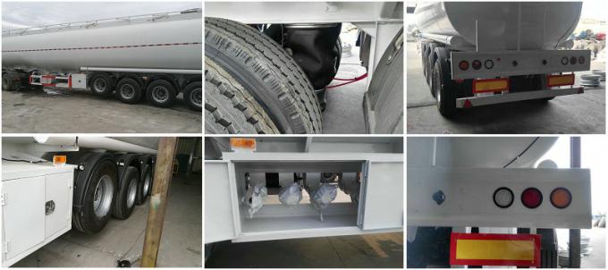 4 litros 6 del compartimiento del árbol 60000 de gasolina del depósito semi de venta del remolque en africano